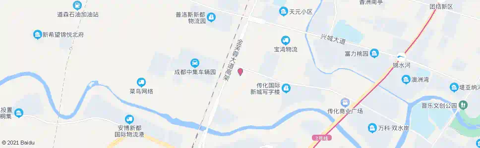 成都金桥物流_公交站地图_成都公交_妙搜公交查询2025