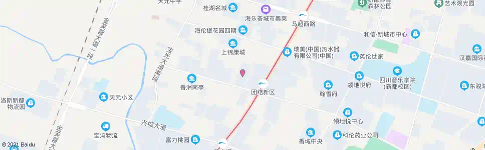 成都麦田国际_公交站地图_成都公交_妙搜公交查询2025