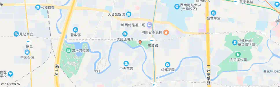 成都沙堰街北_公交站地图_成都公交_妙搜公交查询2025