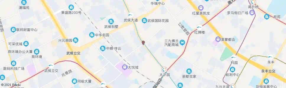 成都太平园东三街_公交站地图_成都公交_妙搜公交查询2025