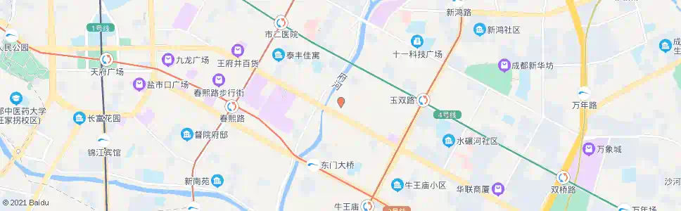成都望平街_公交站地图_成都公交_妙搜公交查询2025