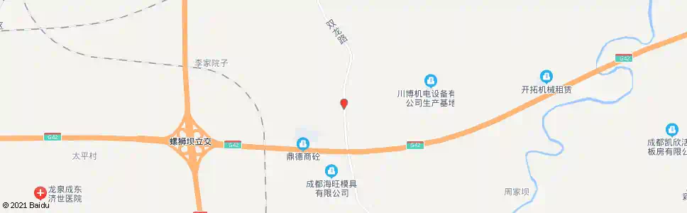 成都双灵观_公交站地图_成都公交_妙搜公交查询2025