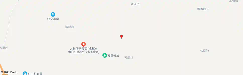 成都五爱村西_公交站地图_成都公交_妙搜公交查询2025