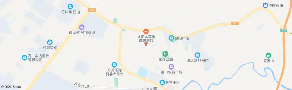 成都城厢上北街_公交站地图_成都公交_妙搜公交查询2025