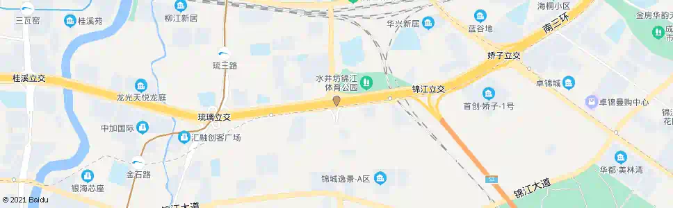 成都南三环路二段东外侧_公交站地图_成都公交_妙搜公交查询2025