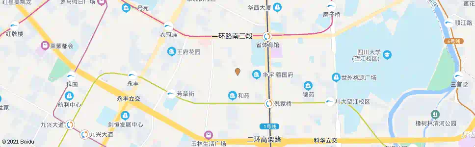 成都玉林街_公交站地图_成都公交_妙搜公交查询2025