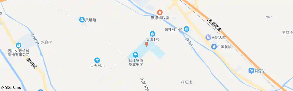成都聚源中学_公交站地图_成都公交_妙搜公交查询2025