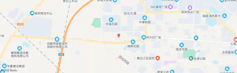 成都华逸馨园_公交站地图_成都公交_妙搜公交查询2025