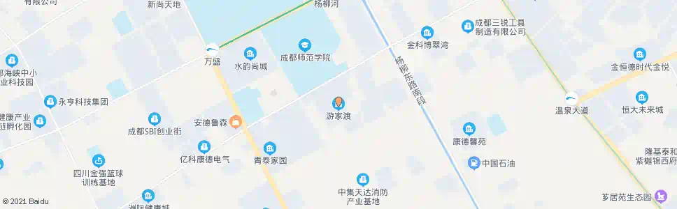 成都游家渡小区_公交站地图_成都公交_妙搜公交查询2025
