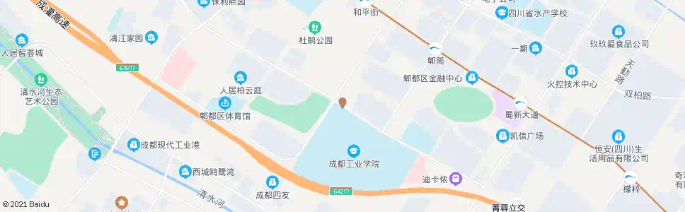 成都中信大道蜀信路口_公交站地图_成都公交_妙搜公交查询2025