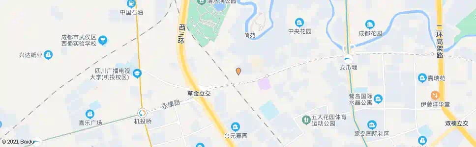 成都万华街南_公交站地图_成都公交_妙搜公交查询2025