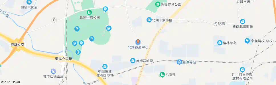 成都北湖客运站_公交站地图_成都公交_妙搜公交查询2025