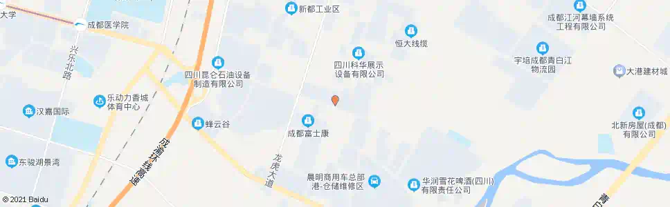 成都普河路白云路口_公交站地图_成都公交_妙搜公交查询2025
