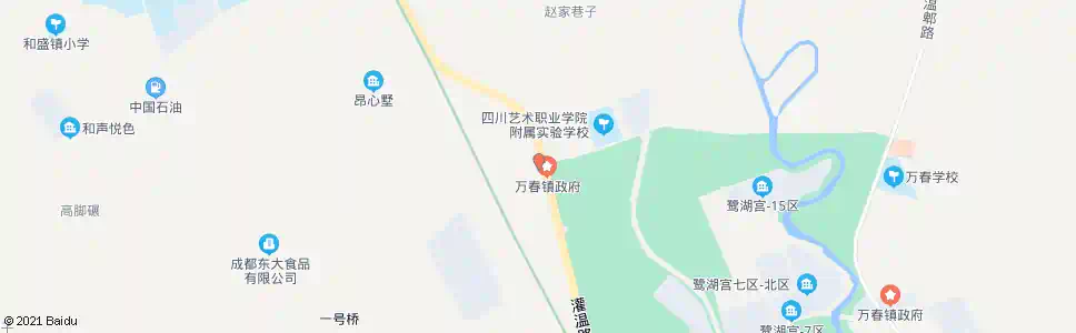 成都万春卫生院_公交站地图_成都公交_妙搜公交查询2025