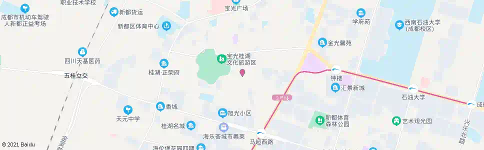 成都华丰庭院_公交站地图_成都公交_妙搜公交查询2025