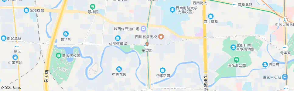 成都东坡大道_公交站地图_成都公交_妙搜公交查询2025