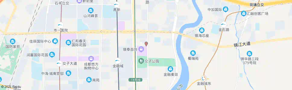 成都锦辉东街_公交站地图_成都公交_妙搜公交查询2025