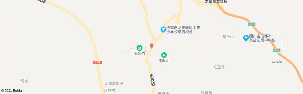 成都石经寺_公交站地图_成都公交_妙搜公交查询2025