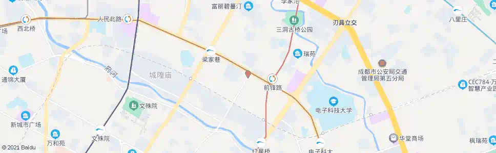 成都马鞍北路_公交站地图_成都公交_妙搜公交查询2025