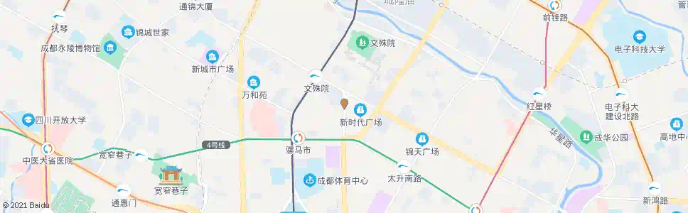 成都顺城大街北_公交站地图_成都公交_妙搜公交查询2025