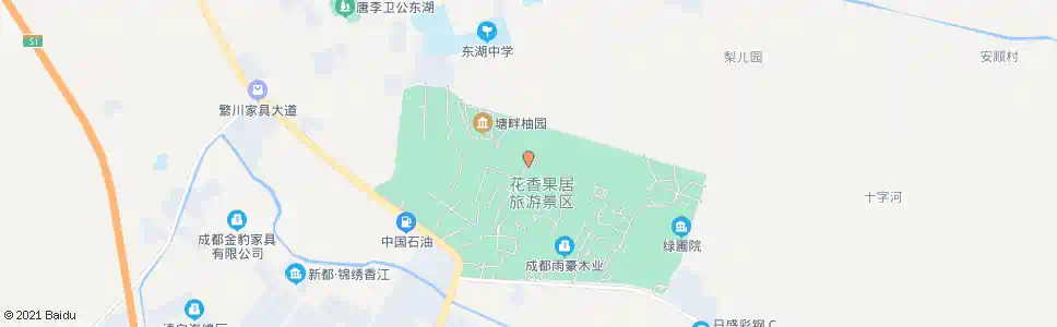 成都花香路_公交站地图_成都公交_妙搜公交查询2025