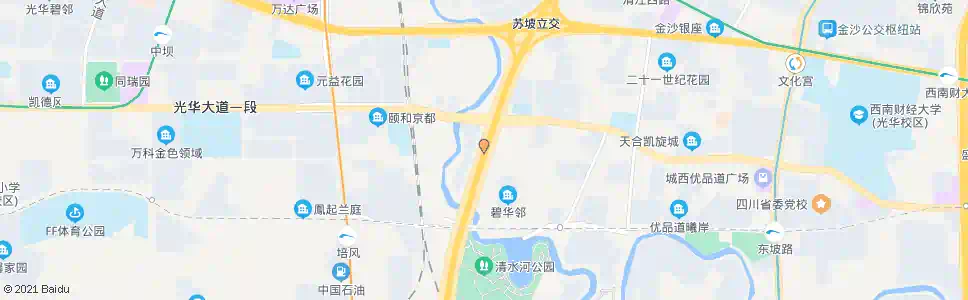 成都培风东路_公交站地图_成都公交_妙搜公交查询2025