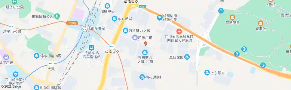 成都万科路中_公交站地图_成都公交_妙搜公交查询2025