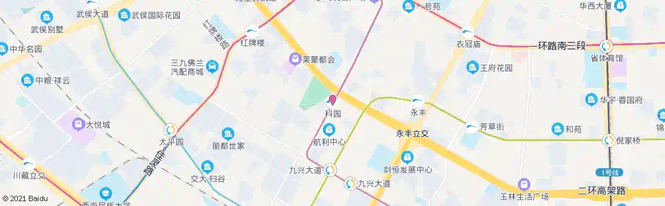 成都桐梓园_公交站地图_成都公交_妙搜公交查询2025