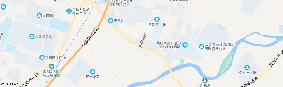 成都九龙路龙虎大道口_公交站地图_成都公交_妙搜公交查询2025