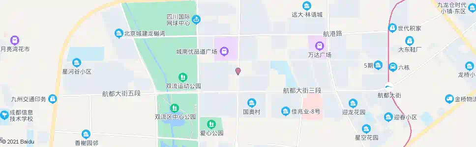 成都香榭美邻_公交站地图_成都公交_妙搜公交查询2025