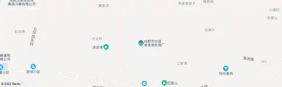 成都洛带垃圾场_公交站地图_成都公交_妙搜公交查询2025