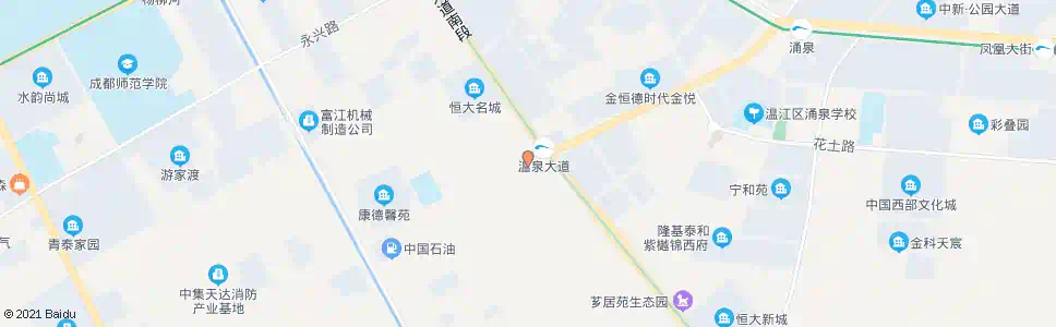 成都公金路凤溪大道口_公交站地图_成都公交_妙搜公交查询2025