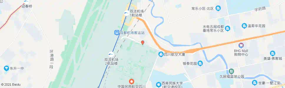 成都机场东一路_公交站地图_成都公交_妙搜公交查询2025