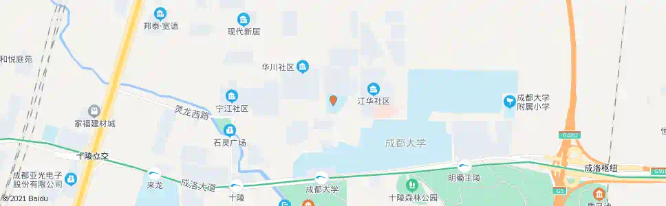 成都十陵中学_公交站地图_成都公交_妙搜公交查询2025