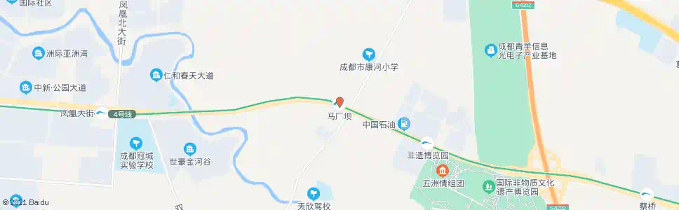 成都马厂坝站_公交站地图_成都公交_妙搜公交查询2025