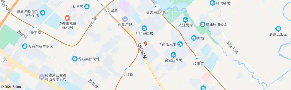 成都犀安路红光大道口_公交站地图_成都公交_妙搜公交查询2025