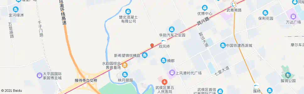 成都金凤街武侯大道口_公交站地图_成都公交_妙搜公交查询2025