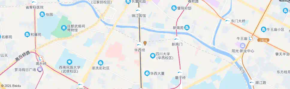 成都小天竺街东_公交站地图_成都公交_妙搜公交查询2025