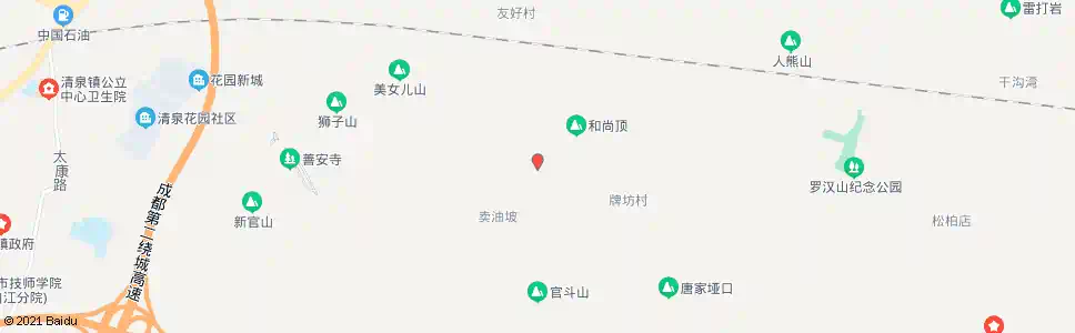 成都牌坊村三组_公交站地图_成都公交_妙搜公交查询2025