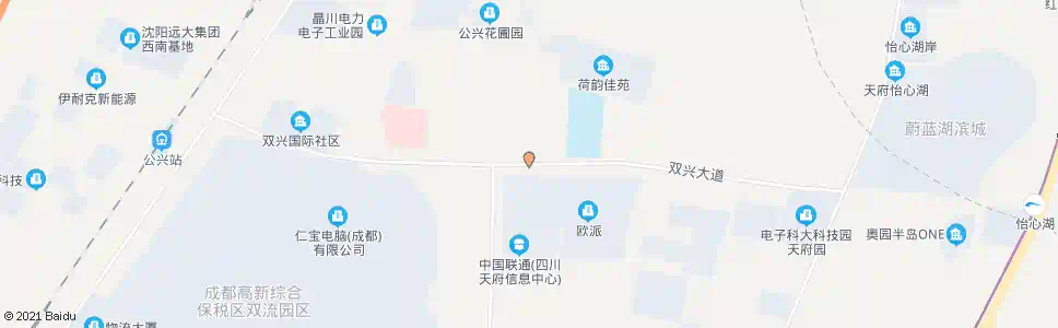 成都工业园东段双黄路口_公交站地图_成都公交_妙搜公交查询2025