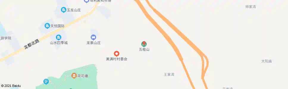 成都五桂山(临时站)_公交站地图_成都公交_妙搜公交查询2025