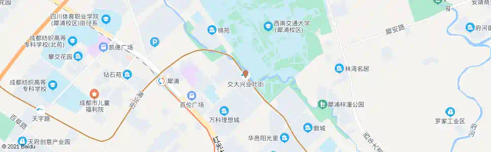 成都兴业北街_公交站地图_成都公交_妙搜公交查询2025