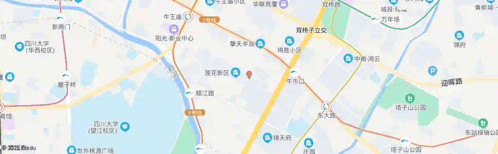 成都海椒市_公交站地图_成都公交_妙搜公交查询2025