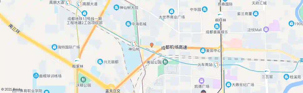 成都紫瑞大道神仙树路口_公交站地图_成都公交_妙搜公交查询2025