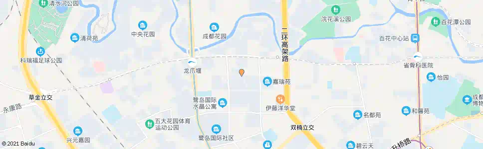 成都大华街西_公交站地图_成都公交_妙搜公交查询2025