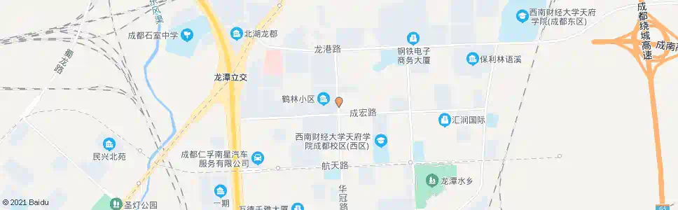 成都华冠路成宏路口_公交站地图_成都公交_妙搜公交查询2025