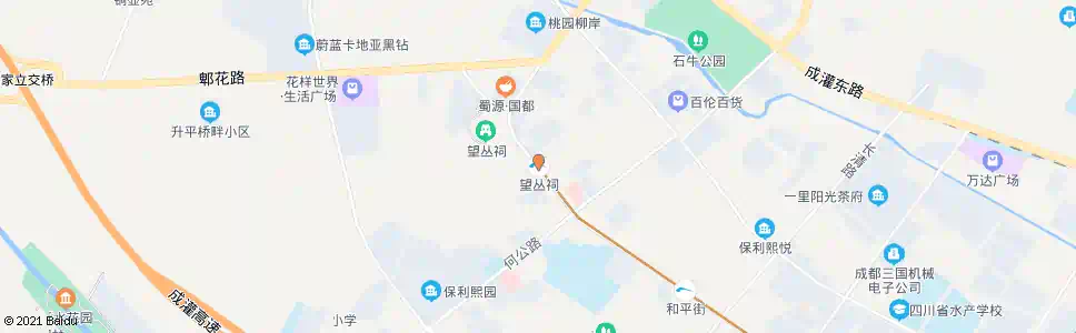 成都望丛祠_公交站地图_成都公交_妙搜公交查询2025