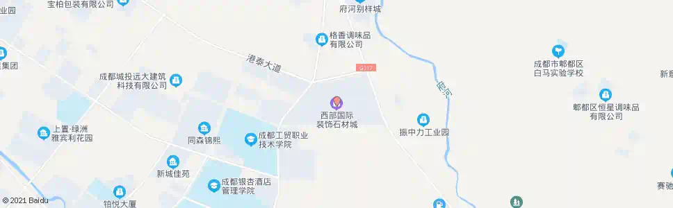 成都西部国际石材城_公交站地图_成都公交_妙搜公交查询2025