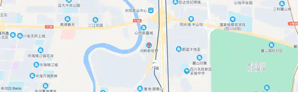 成都河畔新世界_公交站地图_成都公交_妙搜公交查询2025