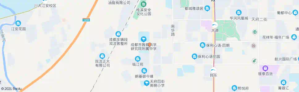 成都乐华路天府三街口_公交站地图_成都公交_妙搜公交查询2025